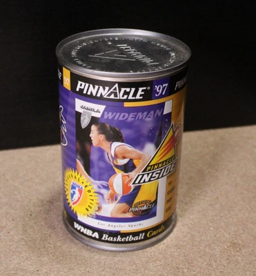 1997 Pinnacle Inside WNBA JAMILA WIDEMAN Sealed Collector Can w/ 10 Card Pack - Image 1 of 2