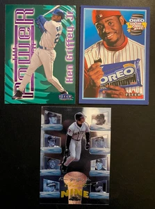 Ken Griffey JR Inserts x(3) Topps Chrome Clout Nine, Oreo, Fleer Power Game @D1 - Bild 1 von 2