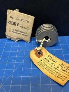 Rigby #6 Tuchabisoliermaschine Schneidkopf Schneidkopf - Bild 1 von 4