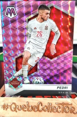 2021-22 Panini Mosaic Road to Qatar Pwdri Pink /49 Spain Barcelona - Image 1 of 2