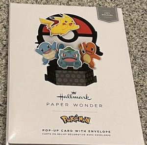 Hallmark Pop Up Pokemon Card for Kids Paper Wonder 3D Card for Any Occasion - Picture 1 of 3