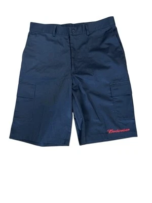 Budweiser пиво доставки сотрудника грузовые шорты Bud человек темно-синий Edwards новый с Ярлыками SZ34 - Изображение 1 из 4