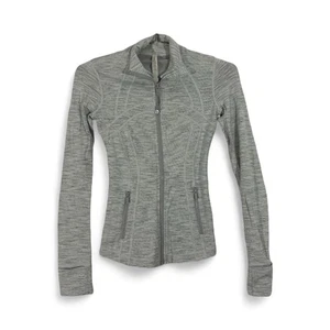 Giacca Lululemon Define donna 2 grigia full zip elasticizzata palestra yoga allenamento - Foto 1 di 7