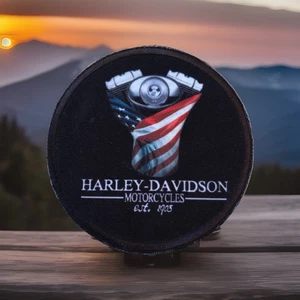 New Vintage Harley-Davidson Official Licensed Biker Patch 4” - Picture 1 of 3
