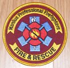 RARE Large Manilus Professional Firefighters Fire and Rescue Patch