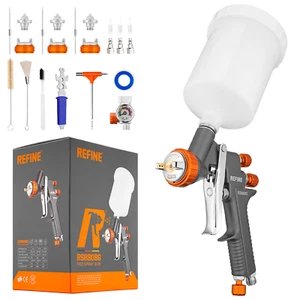 REFINE 1.4/1.8/2.0mm Air Spray Gun Professional Paint Gun for Car House Painting - Picture 1 of 24