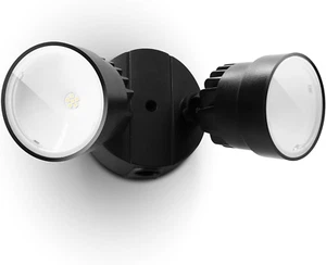 P6221B-D2D 2000 Lumen 18 Watt 28 LED Dual-Head Flood Light Outdoor Dusk to Dawn - Picture 1 of 8