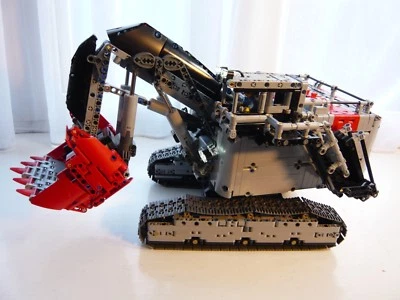 Lego Technic TEREX RH400 Mining Excavator MOC Set w/ Instructions, Mini Figures  - Image 1 of 4