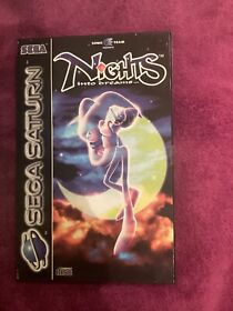Nights Into Dreams Saturn Sega PAL manual included 