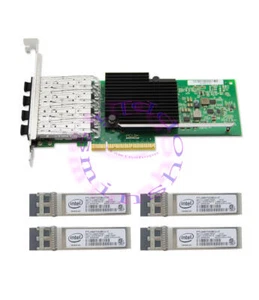 Intel 10Gbps PCI-e(3.0) x8 X710-DA4 Ethernet Server & Intel 850nm Module - Picture 1 of 1
