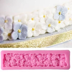 3D Flowers Silicone Cake Mold Fondant Cake Decorating Tools liquid Silicone Mold - Picture 1 of 8
