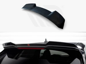 For Audi RSQ8 MK1 3D Upper Spoiler Wing Extension Gloss Black ABS - Picture 1 of 7