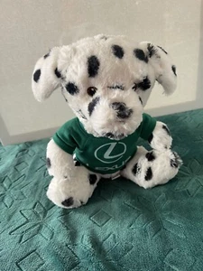 Steven Smith Sitting Dalmatian Plush Stuffed Animal Wearing Green T-shirt Lexus - Picture 1 of 6