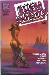ALIEN WORLDS#1 VF/NM 1983 PACIFIC BRONZE AGE COMICS - Picture 1 of 2