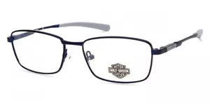 Harley Davidson HD0147T 091 Blue Metal Optical Eyeglasses Frame 49-15-130 - Picture 1 of 1