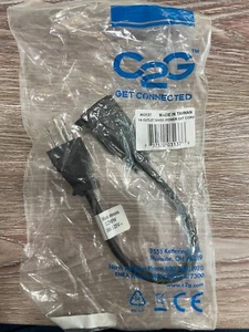 C2G Outlet Saver 1FT Powercord Extension 03137 - Picture 1 of 1
