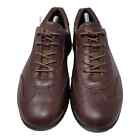 Ecco Womens Babett Oxfords Shoes Brown Leather Lace Up Flat Heel Comfort 8.5