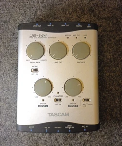 TASCAM US 144 USB 2.0 Audio/MIDI Interface - Picture 1 of 7