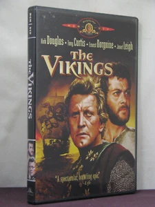 w bkplates signed by Kirk Douglas,Tony Curtis,Janet Leigh,The Vikings(1958),DVD - Picture 1 of 6