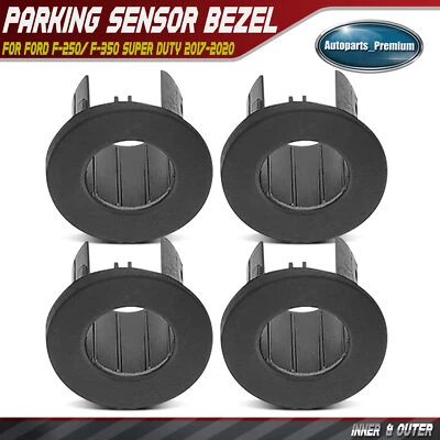 4件内外停车传感器挡板适用于福特F-250/F-350 Super Duty 2017-2020 — 第 1/4 张图片