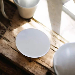 Round Circle Shaped Coasters in Clear & Gloss Colours - Picture 1 of 11