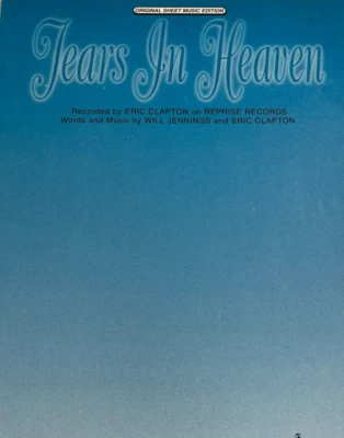 Partituras de colección Eric Clapton Tears in Heaven Foto 1 de 3