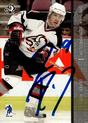 Derek Roy - Signed 2004-05 In The Game Rookie Card #211 - Buffalo Sabres - Image 1 of 2
