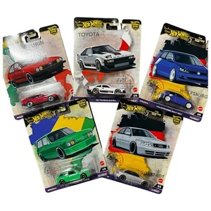 2024 Hot Wheels Premium Car Culture "World Tour" Set of 5 Cars FPY86-961A - Picture 1 of 6
