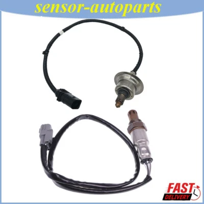 2x Sensor de oxígeno aguas arriba + aguas abajo para 2016 2017 2018 2019 Hyundai Sonata Kia Optima Foto 1 de 4