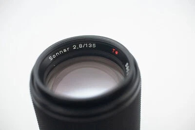 Conta Carl Zeiss Sonnar 135 mm f2,8 135 mm para Contax/Yashica (montaje C/Y) Foto 1 de 4