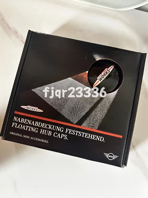Genuine MINI JCW John Cooper Works Floating Self-balancing Car Wheel Center Caps Foto 1 de 4