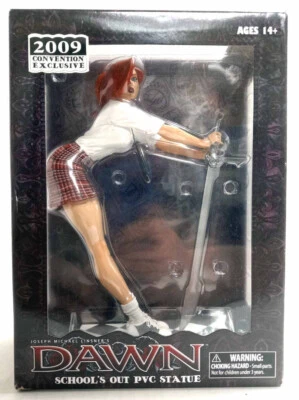 "SCHOOL'S OUT" РАССВЕТ ПВХ СТАТУЯ БРИЛЛИАНТ ВЫБЕРИТЕ ИГРУШКИ 2009 КОНВЕНЦИИ ЭКСКЛЮЗИВ - Изображение 1 из 4