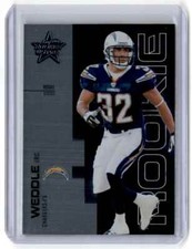 2007 Leaf Rookies & Stars Longevity Eric Weddle RC 116/199 San Diego Chargers