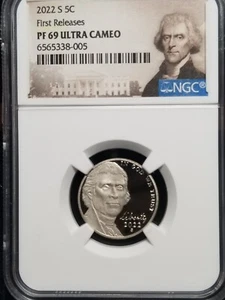 2022 San Francisco Proof Nickel,NGC PF69 Ultra Cameo, First Releases Label - Picture 1 of 7