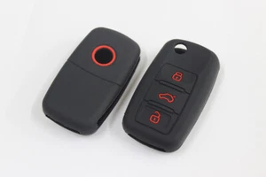 Funda Silicona para Llave Remota para Audi A1 S1 A3 S3 A4 A6 RS6 TT Q3 Q7 Llavero Carcasa Cubierta - Imagen 1 de 10