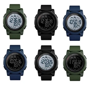 SKMEI Sportuhr Herren Digital Kilometerstand Kalorien Armbanduhr 5Bar Wasserdicht - Bild 1 von 18