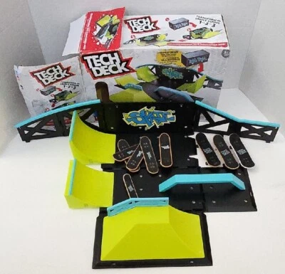Tech Deck Transforming SK8 Container Pro Skatepark INCOMPLETE PLUS 9 Boards READ - Image 1 of 4