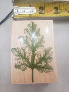 2000 Hero Arts G1943 Small Oak Leaf rubber stamp - Picture 1 of 3