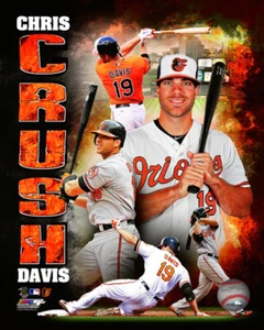 MLB Baseball Chris Davis Baltimore Orioles gerahmtes Foto Bild Druck #2003 - Bild 1 von 4