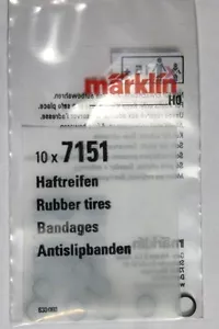 Marklin 7151 Traction Tires, New Pack of Ten, Superfast Low cost USA Shipping! - Picture 1 of 1