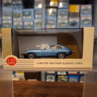 Jaguar E Type Series 1 Coupe Metallic Blue -  Vanguards 1/43 scale Ltd Ed BOXED - Image 1 of 4