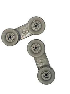 2X OEM WDT720PAHB1 WHIRLPOOL DISHWASHER DISHRACK FRAME ROLLER WHEELS WP8575897 - Picture 1 of 2