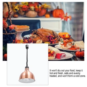 Speisenwärmer Lampe Teleskop Wärme Buffet Leuchte versenkbar hängend - Bild 1 von 12