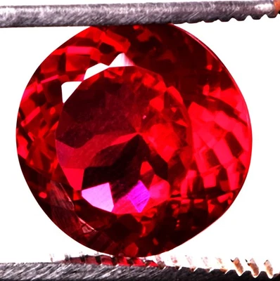 18.2 Cts. Natural Mozambique Red Ruby Round Shape Certified Gemstone - Image 1 of 4