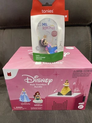 🎄 Toniebox Story Book Lot Pink Disney Princess Bundle Set 🎄+ Ms. Rachel Tonie - Image 1 of 4