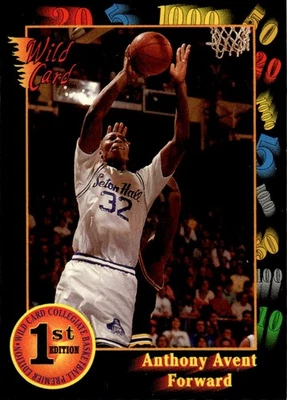 1991-92 Wild Card Anthony Avent Seton Hall Pirates #6 - Image 1 of 2