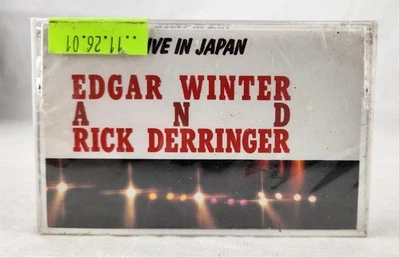 Live in Japan by Edgar Winter and Rick Derringer Cassette Tape - New, Sealed - Image 1 of 4