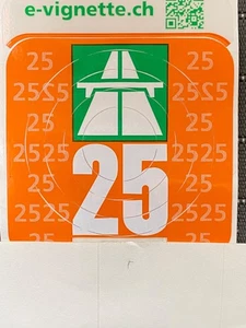 Autobahn Vignette Schweiz 2025 gültig bis 31.01.2026 - Bild 1 von 1