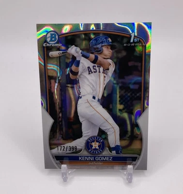 2023 Bowman Chrome Kenni Gomez Lava Refractor /399 #BCP-40 Astros - Image 1 of 3
