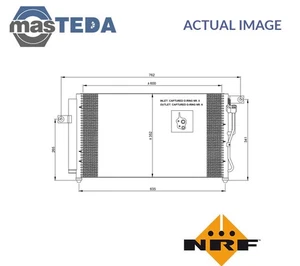 35798 A/C AIR CON CONDENSER NRF FOR HYUNDAI ACCENT III 1.4 GL,1.6 GLS 1.4L,1.6L - Picture 1 of 6